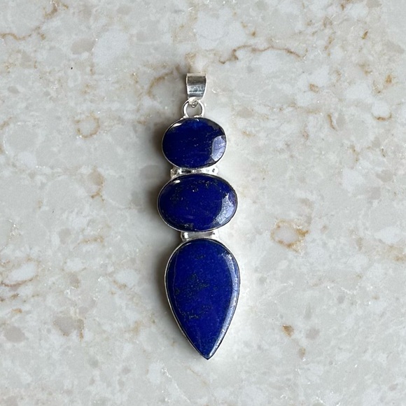 NWOT Sundance Ocean Arrow Pendant Lapis Lazuli Sterling Silver